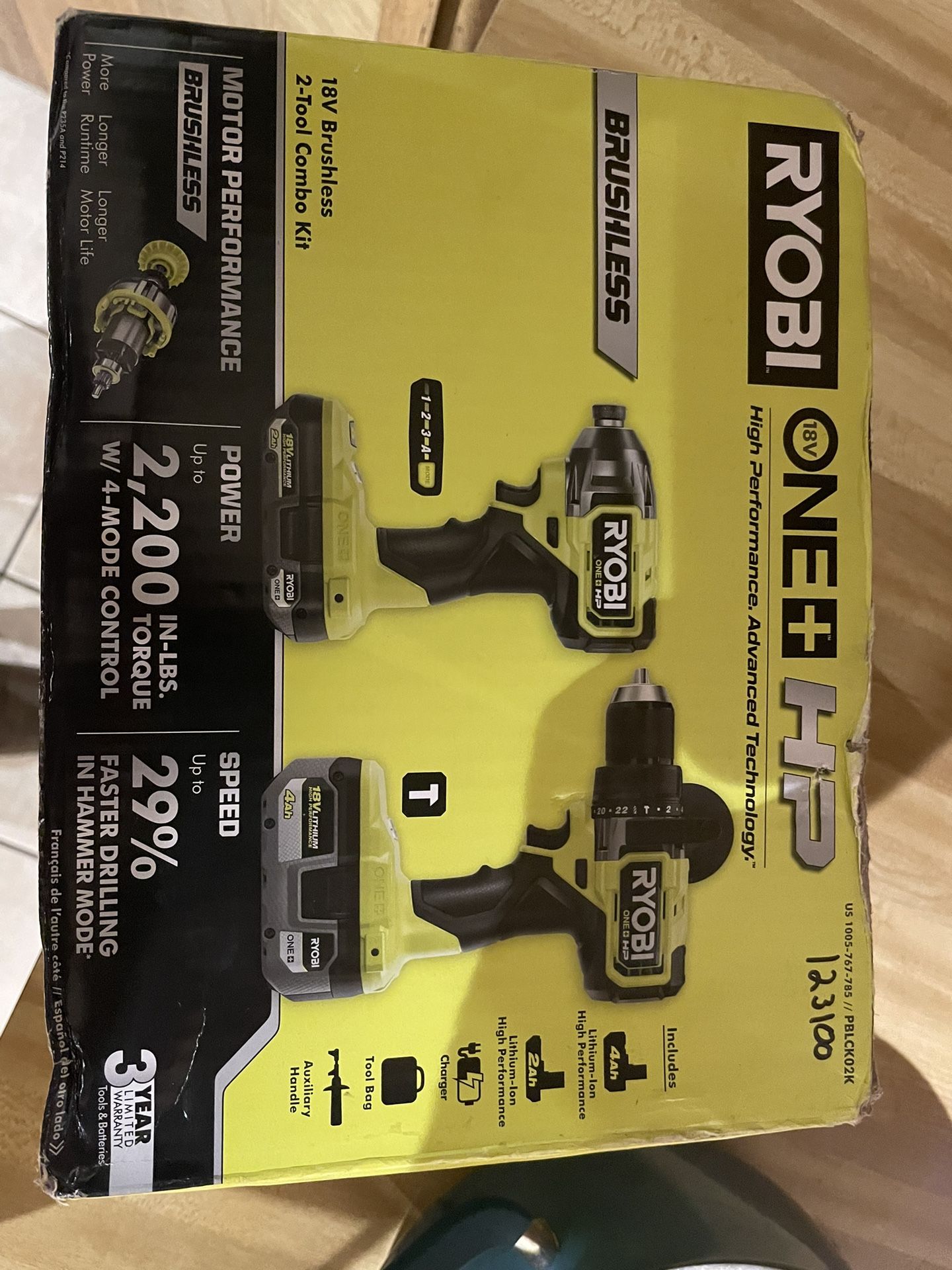 Ryobi 18v hammerdrill And impact HP With 2 Batteries And Charger New $180 In N Lakeland