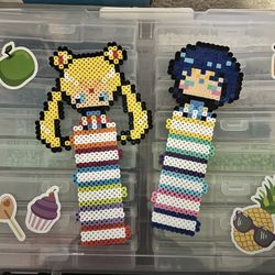 bookmarks Sailor Moon (perler)
