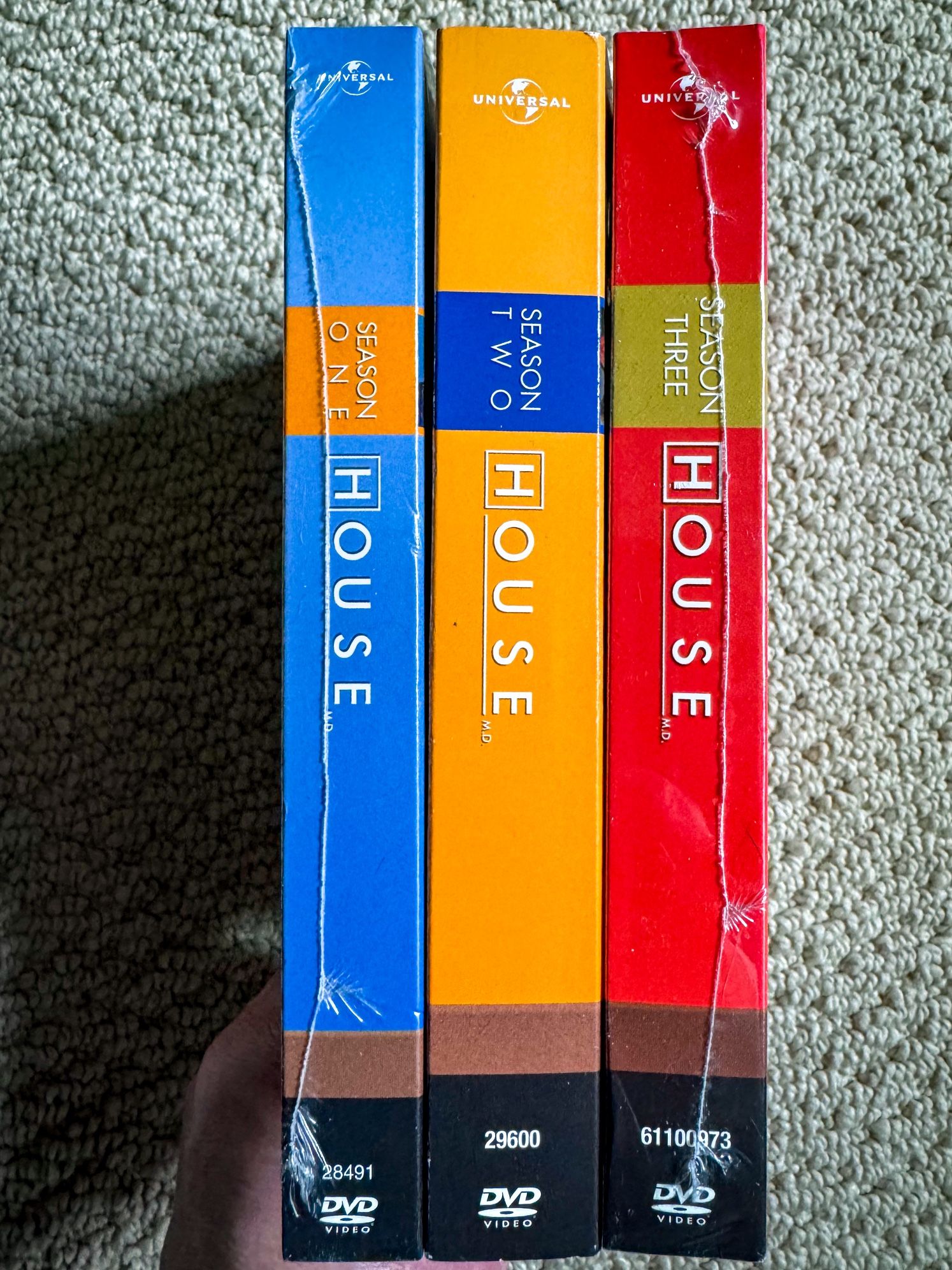 🏥 House M.D. Seasons 1–3 DVD Box Set – 2 Brand New! – $28