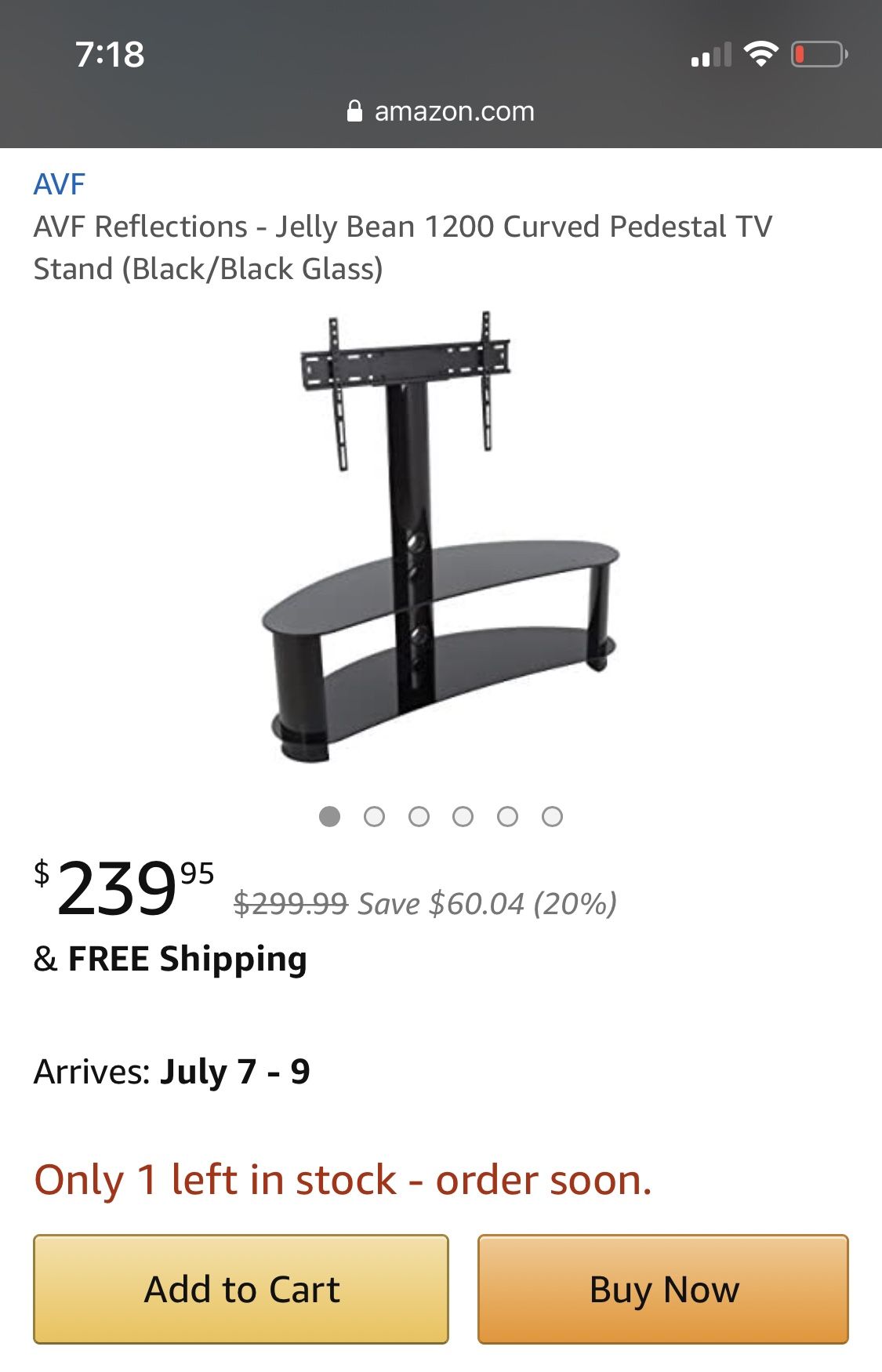 Glass TV Stand