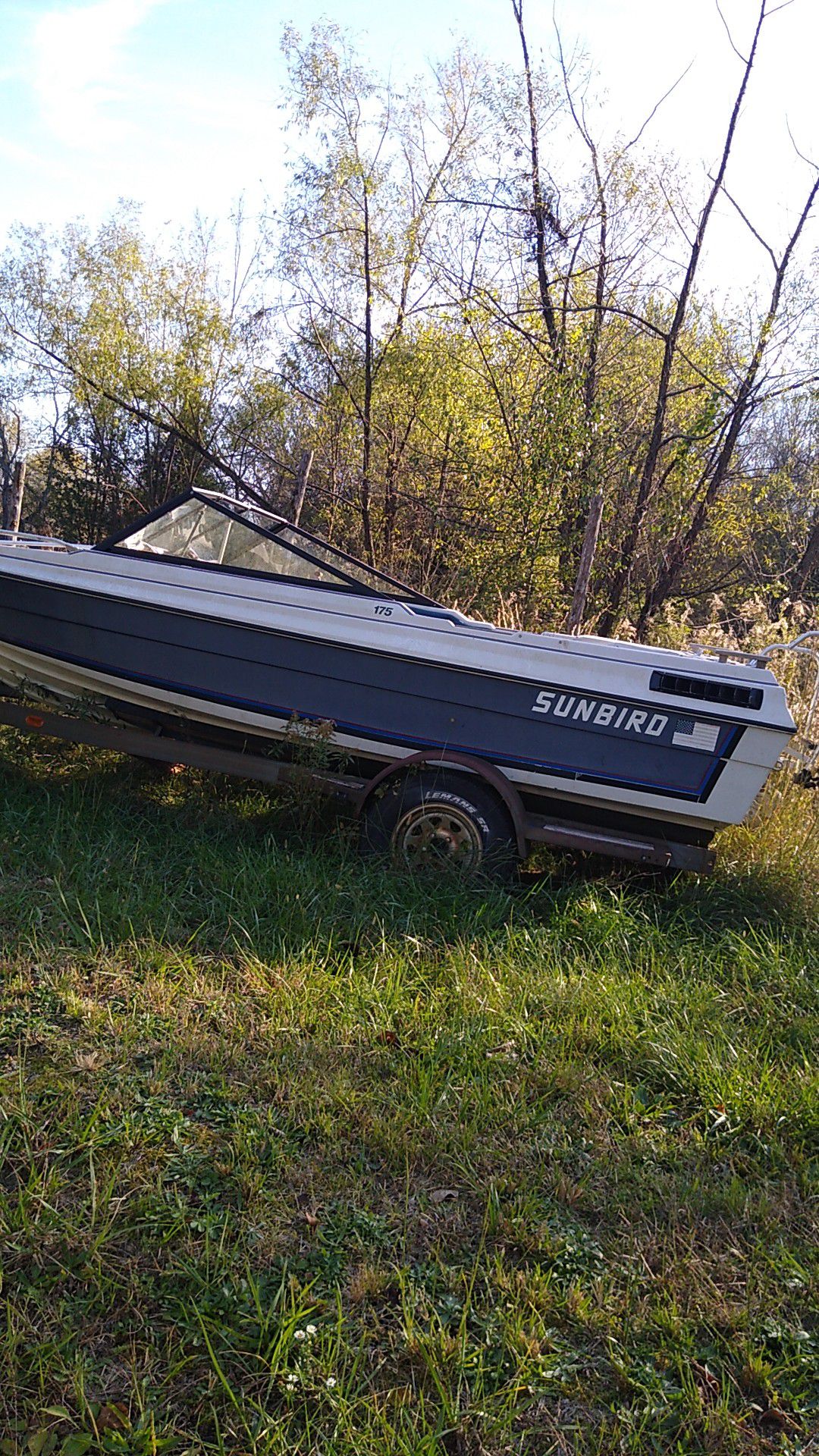 Sunbird for sale with trailer