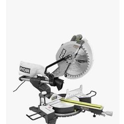 Ryobi 12 Inch Sliding Compound Miter Saw With LED