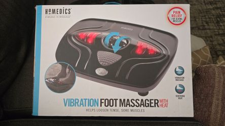 HoMedics Vibration Foot Massager with Heat – Like New!