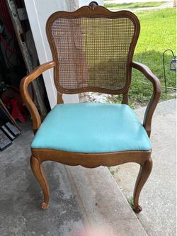 Wood Arm Accent Chair