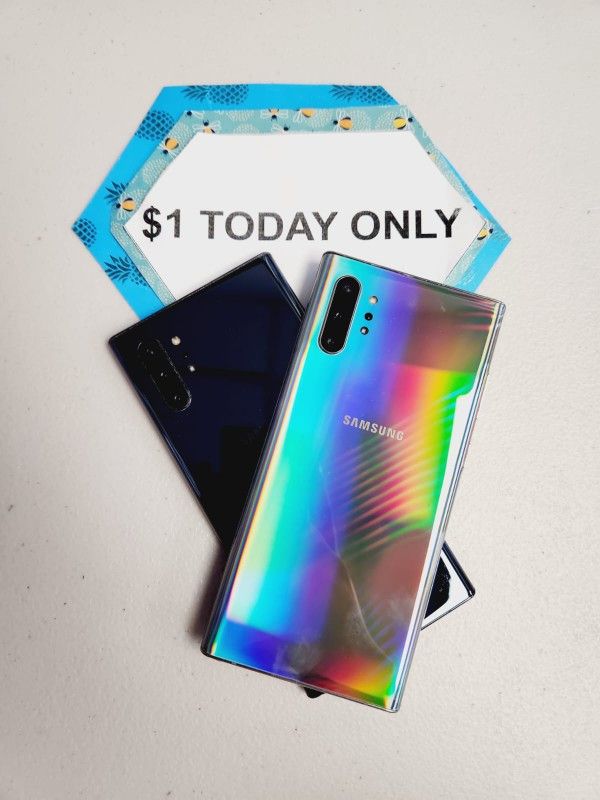 Samsung Galaxy Note 10 Plus 256GB- Pay $1 DOWN AVAILABLE - NO CREDIT NEEDED