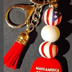 Red White And Blue Keychains 