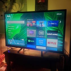 Roku and Flat Screen