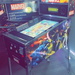 Arcade1Up Marvel Pinball 23.8 LCD Playfield 7.5 LCD Score Screen Arcade Game