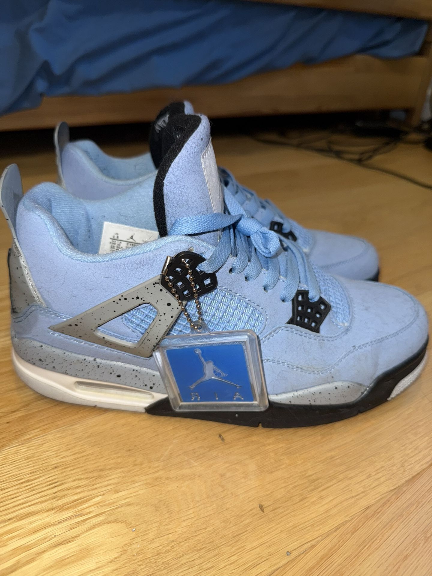 Jordan 4 Retro University Blue UNC Men's All Size US 8.5