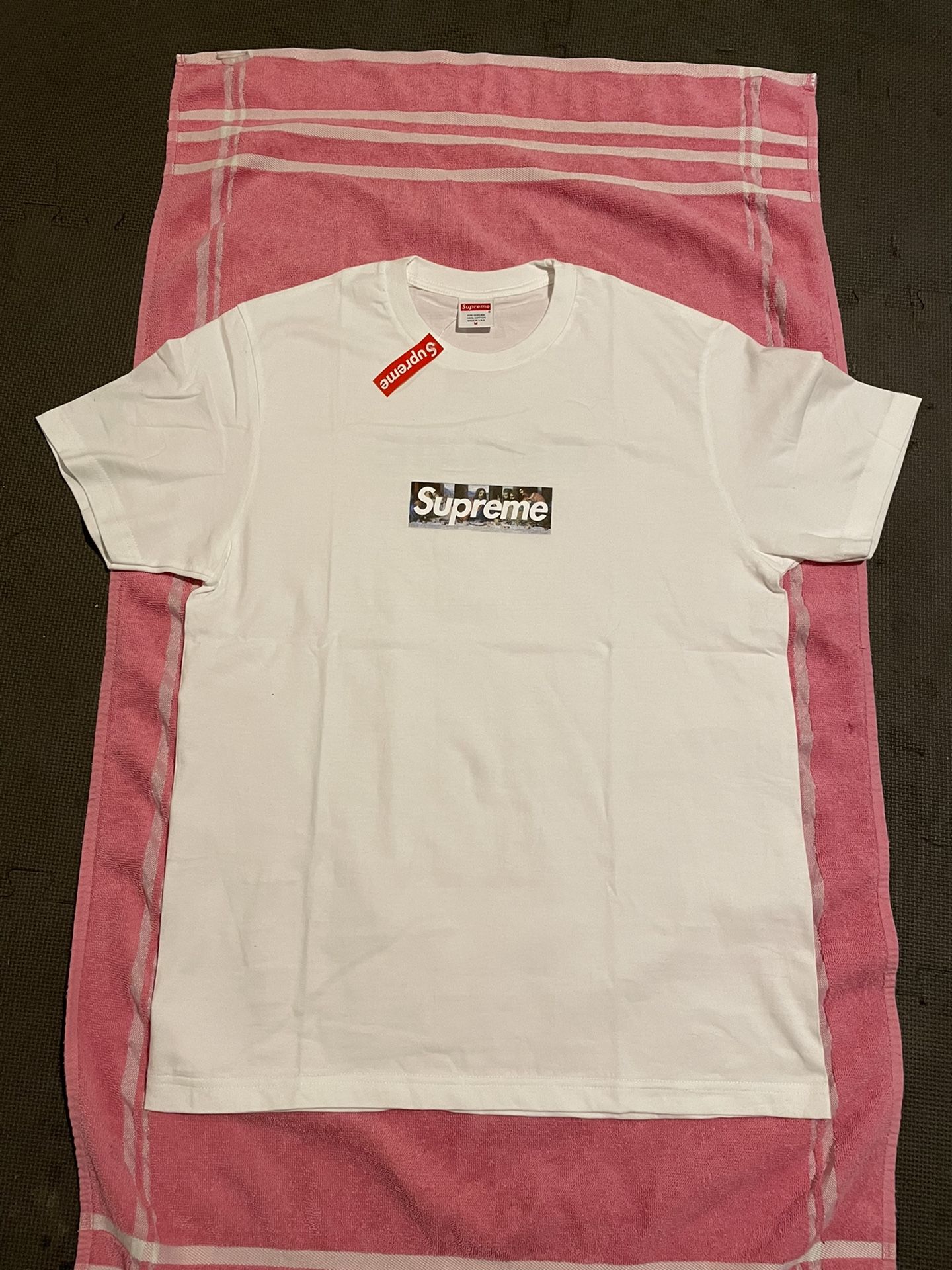 Supreme Milan Box Logo Tee (white) “Last Supper”