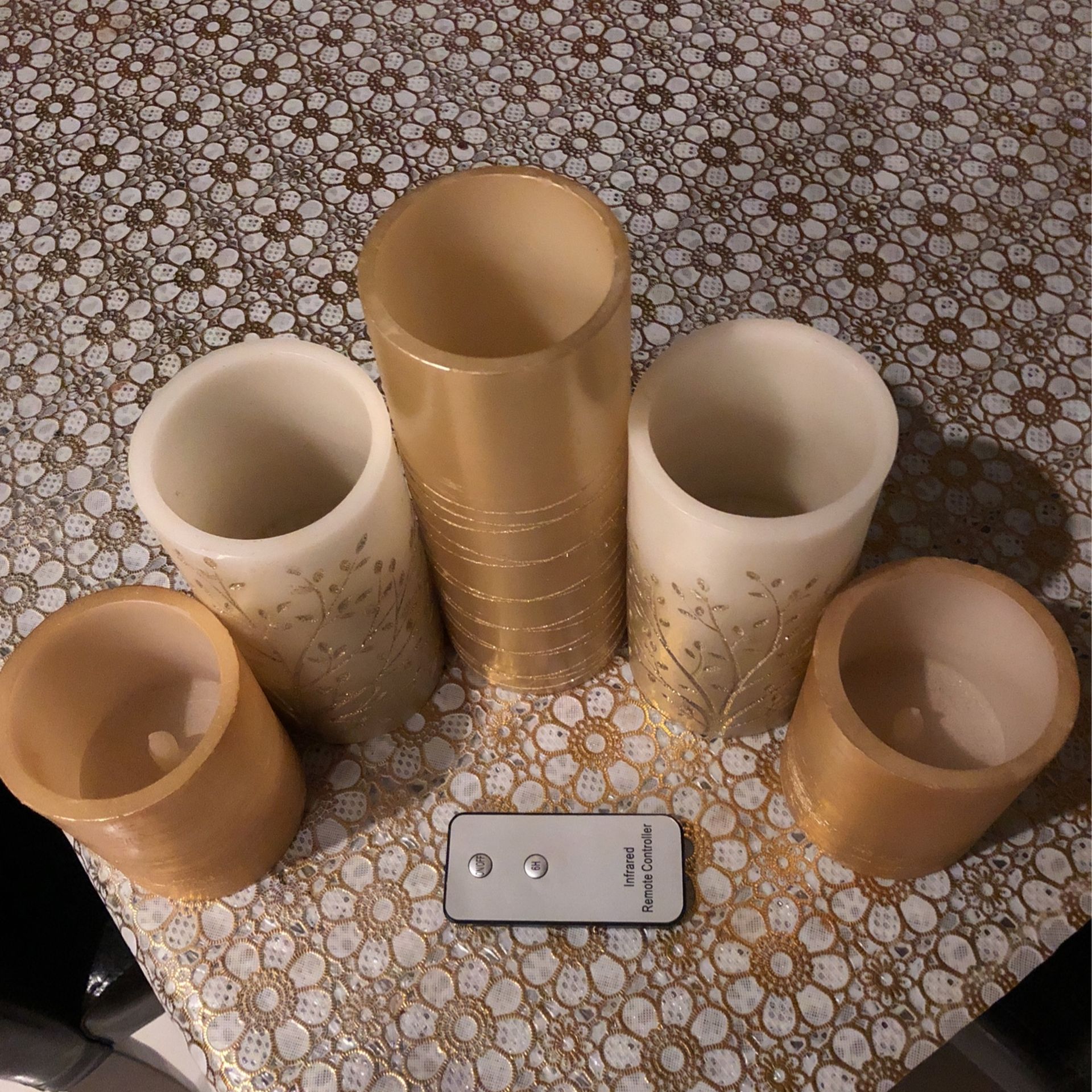 5 Beautiful Christmas Candles With Remote Control