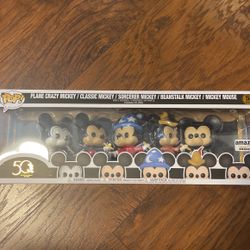 Funko POP Disney Archive 50th Anniversary Mickey 5 Pack
