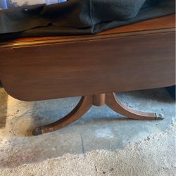 Antique Wooden Drop leaf with Claw Feet 