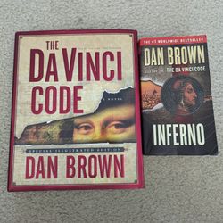 Dan Brown : DaVinci Code & Inferno, Very Good Condition