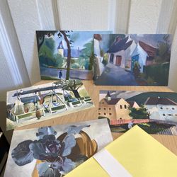 U.S. Holocaust Memorial Museum 5 Greeting Cards Set by Roman Wachtel, Survivor
