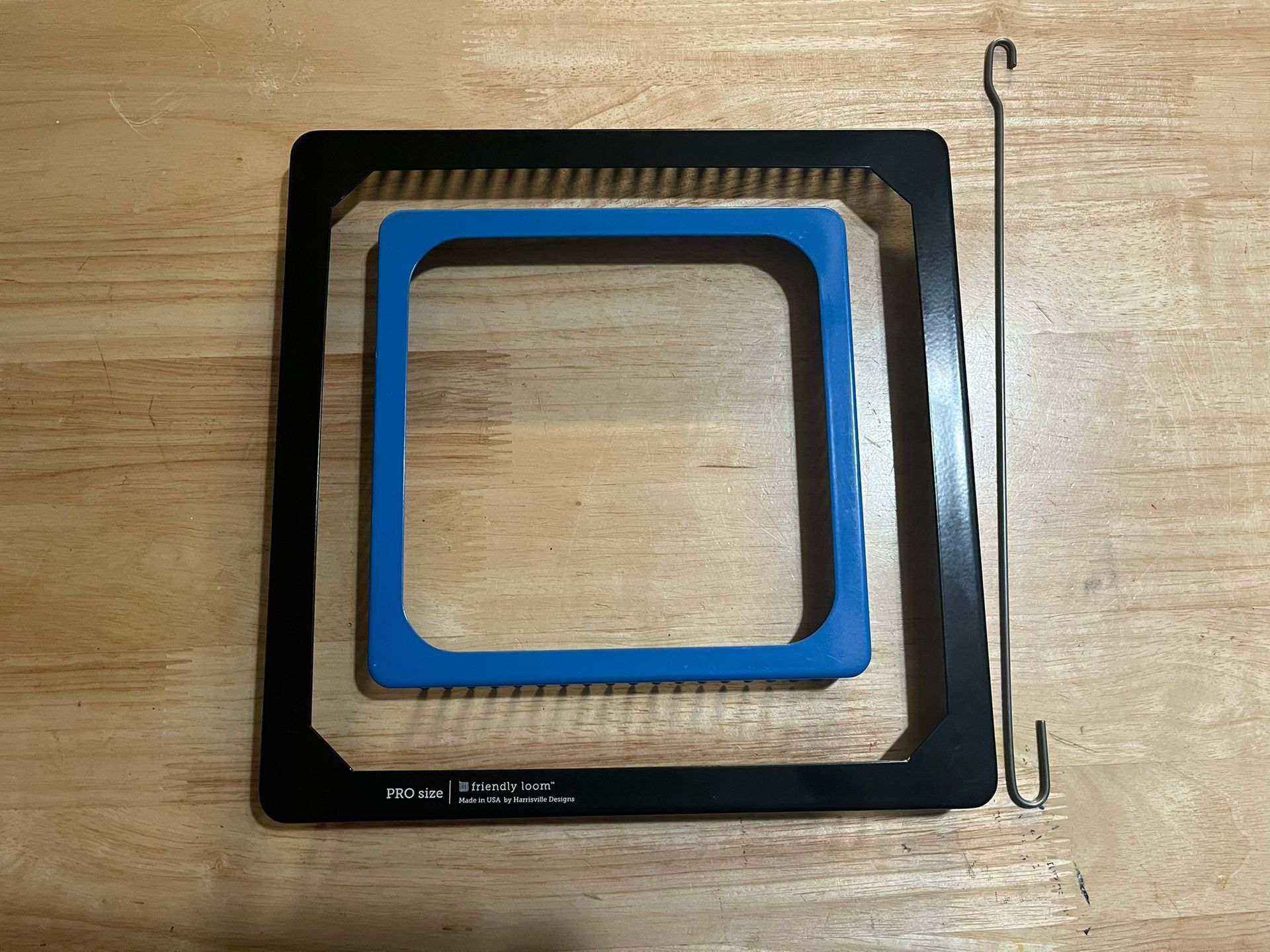 Weaving Loom & Hook 10” & 7”