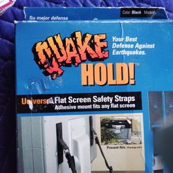 Quake Hold !!  Universal Flat Screen Safety Straps