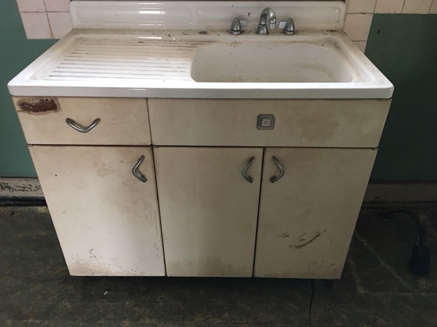 Vintage steel Youngstown Kitchen set