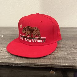 New Era California Republic hat size: 7 3/8