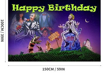 Beetlejuice Happy Birthday 🎂 Banner 