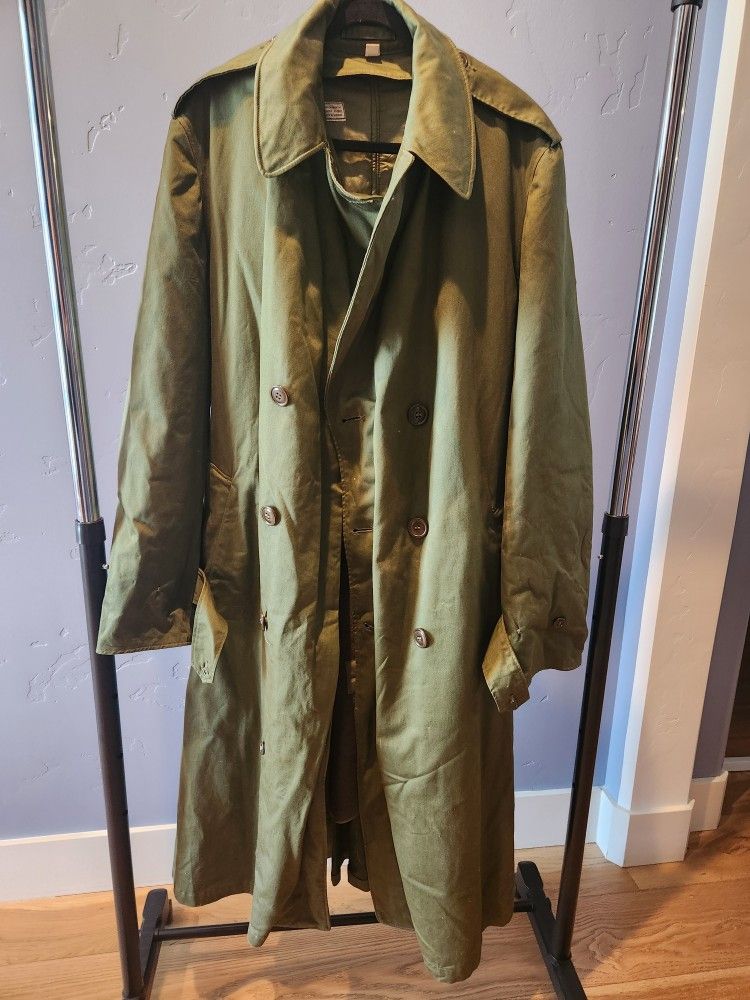 1960's Military Trench Coat