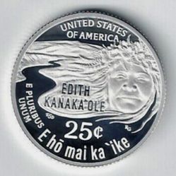 25 cents 2023 S.  Coin USA. Ag. 999.9. Collectible 
