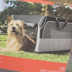 New large/extra large folding canvas dog crate