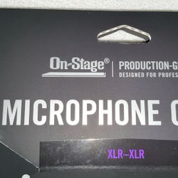 Microphone Cables Brand New 