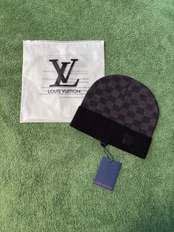 Black checkered Beanie