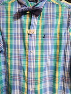 Boys Dress Shirts With Ties Size 14 & Up