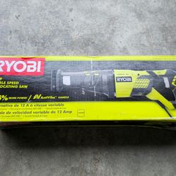 Ryobi RJ186V Corded 12 Amp Variable Speed Reciprocating Saw