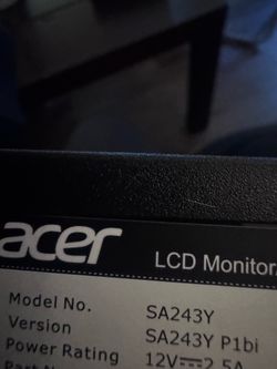 Acer and asus monitors for sale