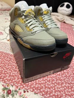 Jordan 5 Jade GS shoes