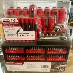 Screwdriver Bit And Hex Key Set