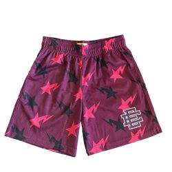 ( Never Worn ) Eric Emanuel Bape x Miami Purple Shorts 