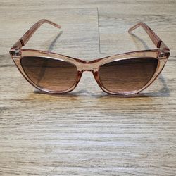 Pink Cat-Eye Oversized Sunglasses