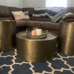 Coffee And End Tables Set
