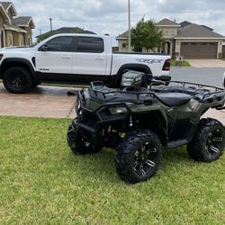 2022 polaris    2023 Trailer    367 miles on it Polaris 450