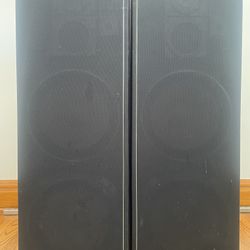 Sansui “The Tower” Floor Wired Stereo Speakers. Rare, Vintage Mega Sound!!🤘🏻