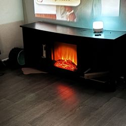 As Is - Fireplace  57 Inches Long  