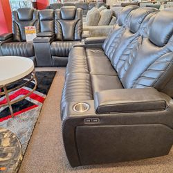 Power Recliner Sofa And Love Seat 
