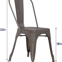 metal dining chair for (4 )