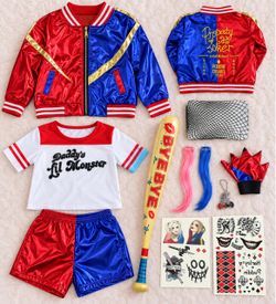 Kids’ Harley Quinn Costume Set