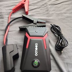 Emergency jump starter.