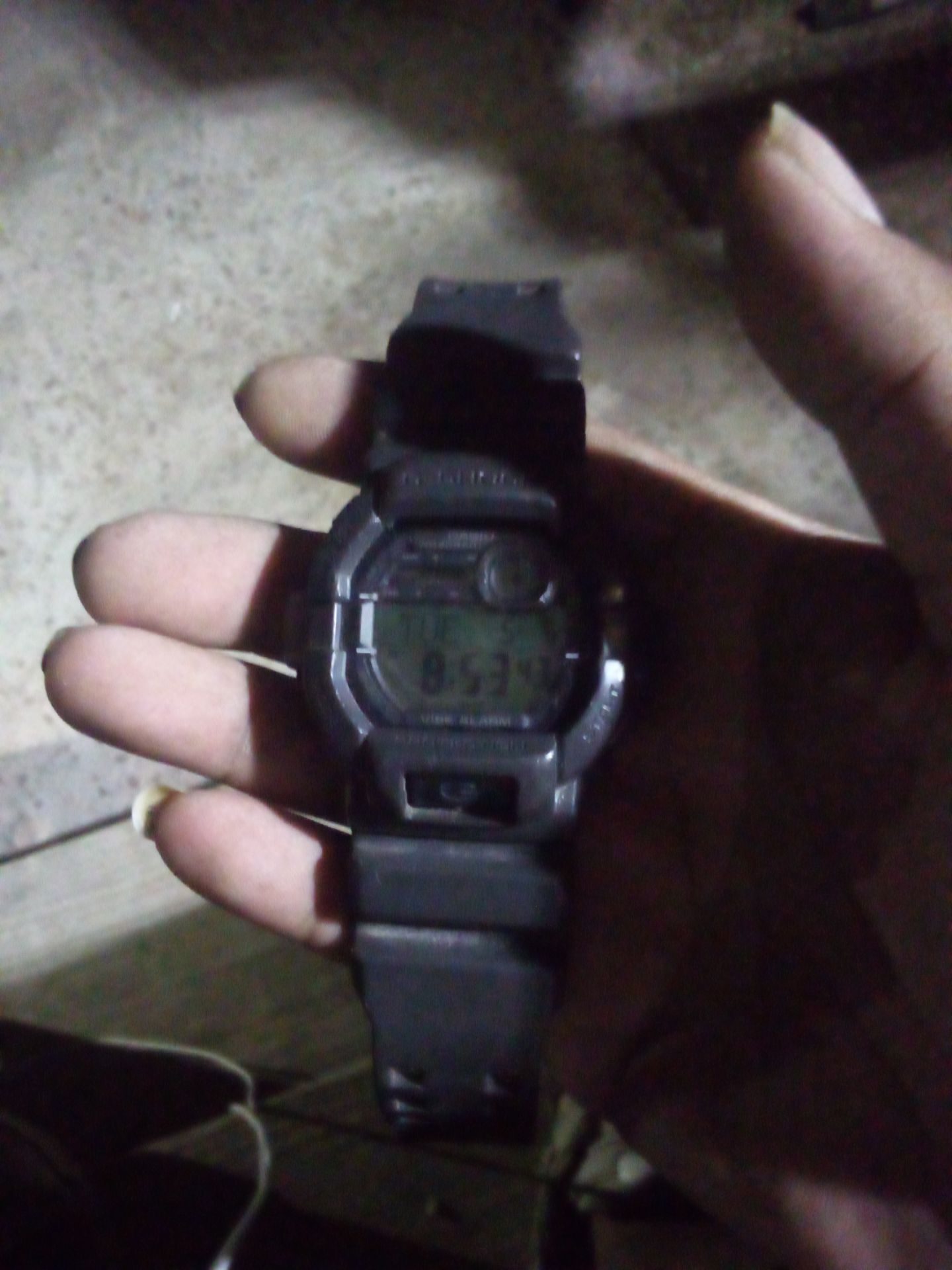 G shock Casio watch in mission