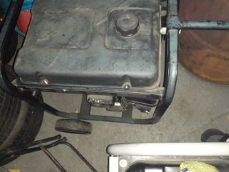 Portable Gas-Powered Generator with Wheel