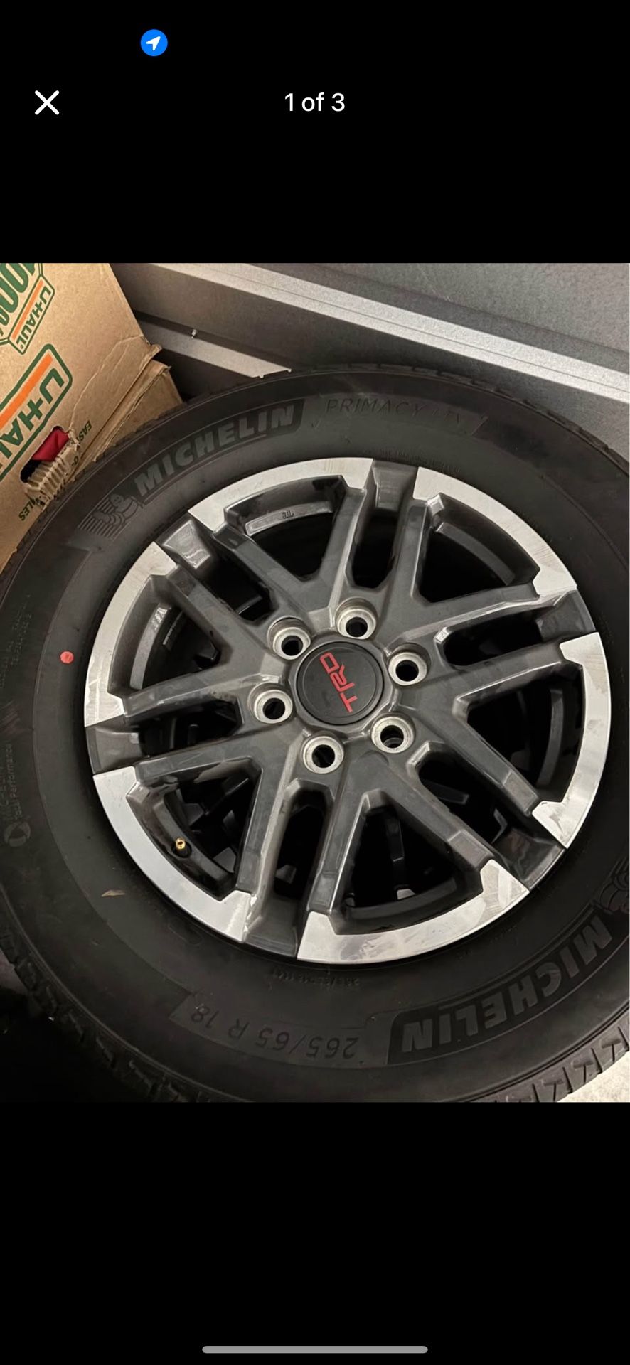 Tacoma TRD Sport Wheels And Tires 18”