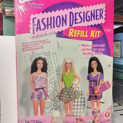 Mattel 1997 Barbie Fashion Designer Refill Kit SEALED