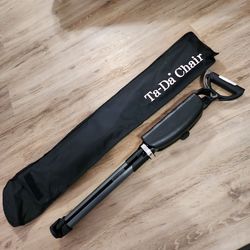 STEP2GOLD Ta-Da Chair portable walking stick and folding seat