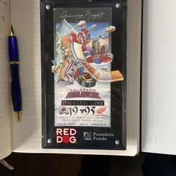 Colorado Avalanche 1995 Ticket 
